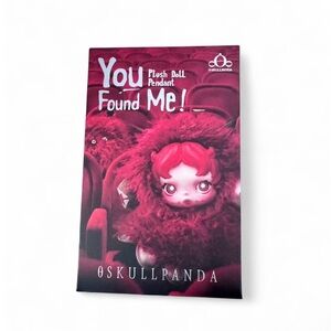 Sneaky Chestnut POP MART xSkull Panda “You Found Me” Plush Pendent New Authentic